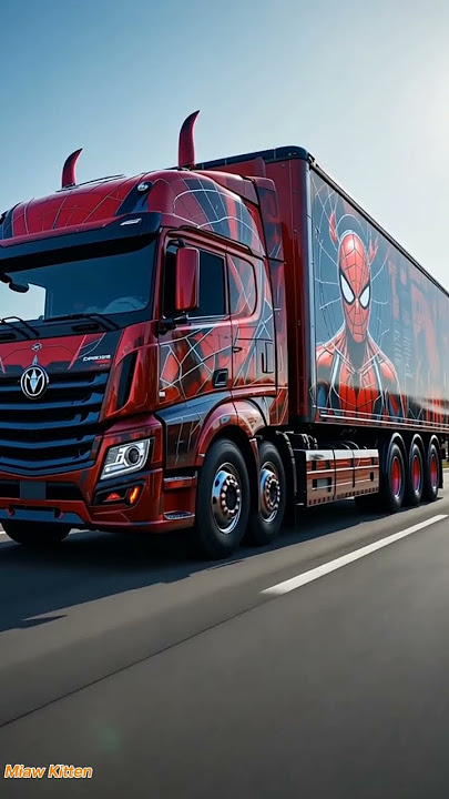 Suara klakson Viral Stecu Stecu | Truk Spider Man #trukoleng #stecu #viraltiktok