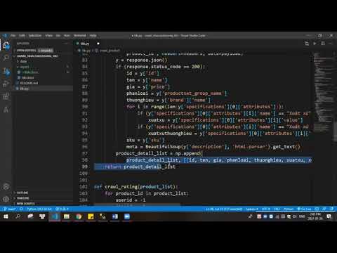 Hướng dẫn crawl dữ liệu từ web