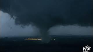 Kentucky Tornado hits Dawson Springs again  -  Drone and Ground video 4k 2024