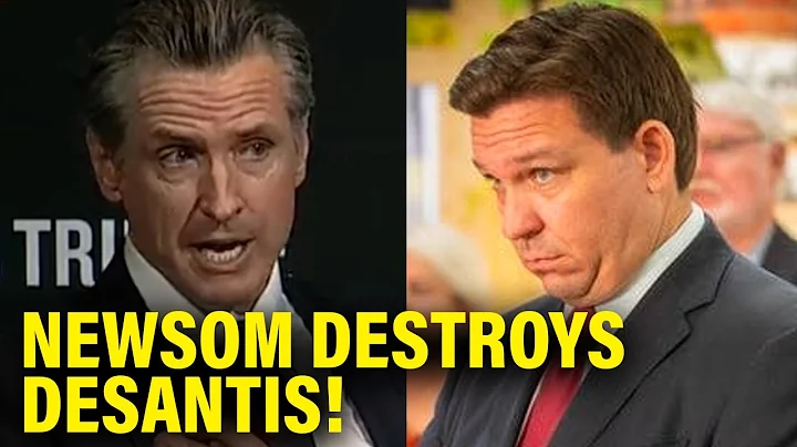 Gavin Newsom WIPES THE FLOOR with DeSantis in scat...