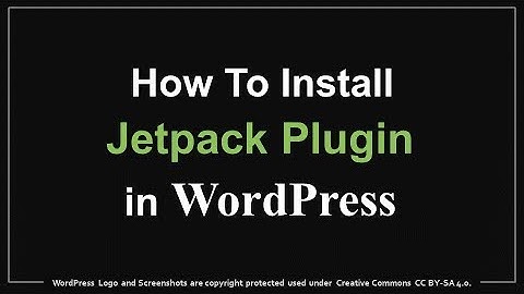 How to Install Jetpack Plugin in WordPress