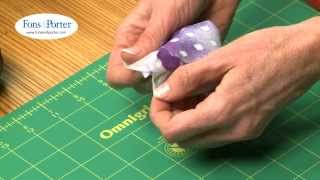 Sew Easy Lesson: How to Interface Applique in Quilting