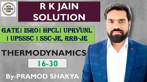 R k jain Mechanical objective solution| Thermodynamics Mcq|r k jain mechanical engineering objective