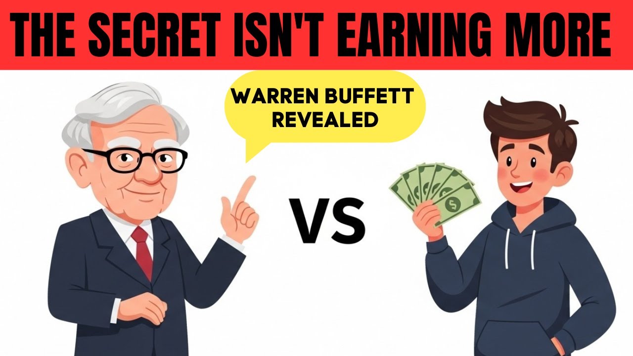 💰 THE SECRET ISN’T EARNING MORE: Warren Buffett Revealed How to Get ...