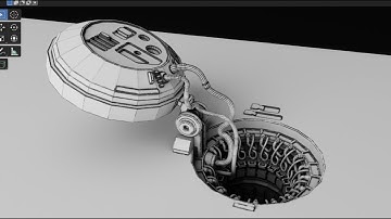 Make a Scifi passage - Grid Modeler and Mesh Copier (blender addon)