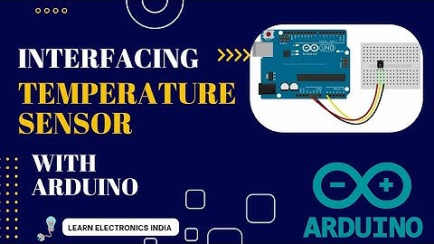 Interfacing Temperature Sensor with Arduino using TinkerCAD | Code for the Temperature sensor