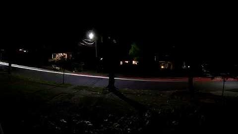 Yi 4K+ 4K Long-Exposure Time-Lapse Video from Raw: Neighborhood at Night