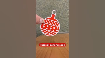 Tutorial coming soon #christmas  #3dprinting #tinkercad #tutorial #ornaments