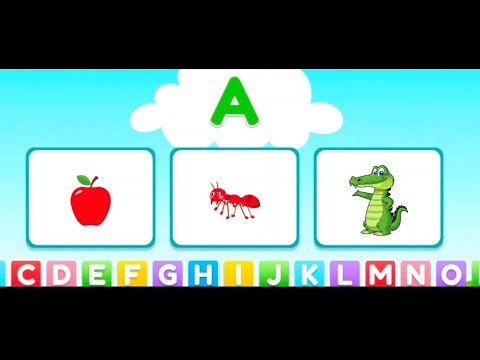 A for apple learn alphabet english rhymes 📒