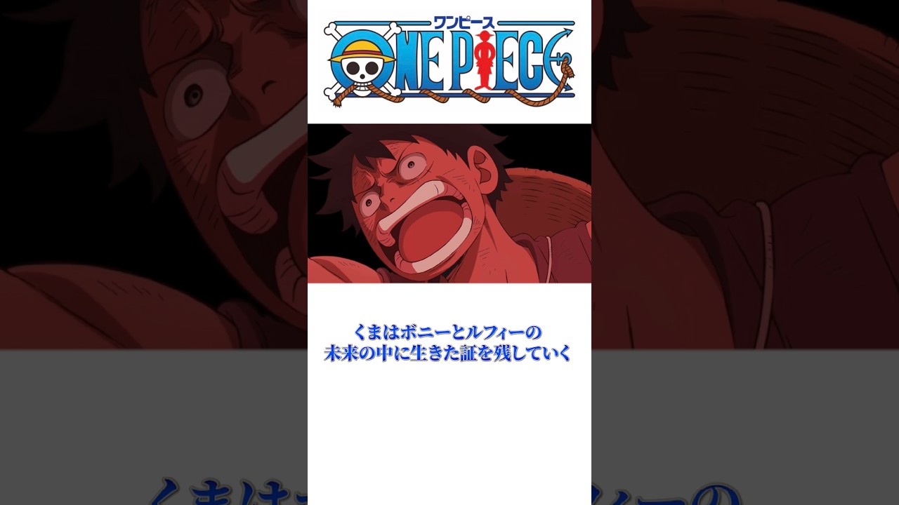 ONEPIECE 〝麦わらの一味崩壊〟 #onepiece #くま #麦わらの一味