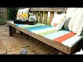 How To Build A Colorful Garden Bench Using Pallets How To Build A Colorful Garden Bench Using Pallets