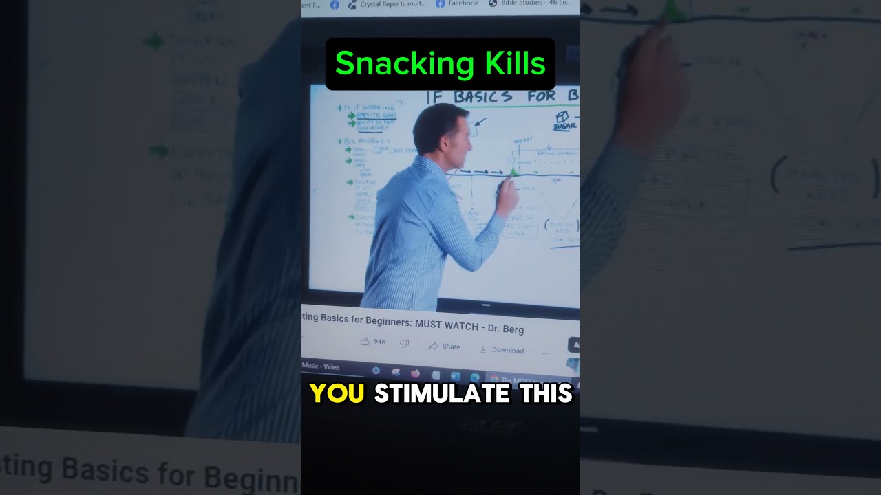 Snacking is the Biggest Killer. (Context: Fasting) 