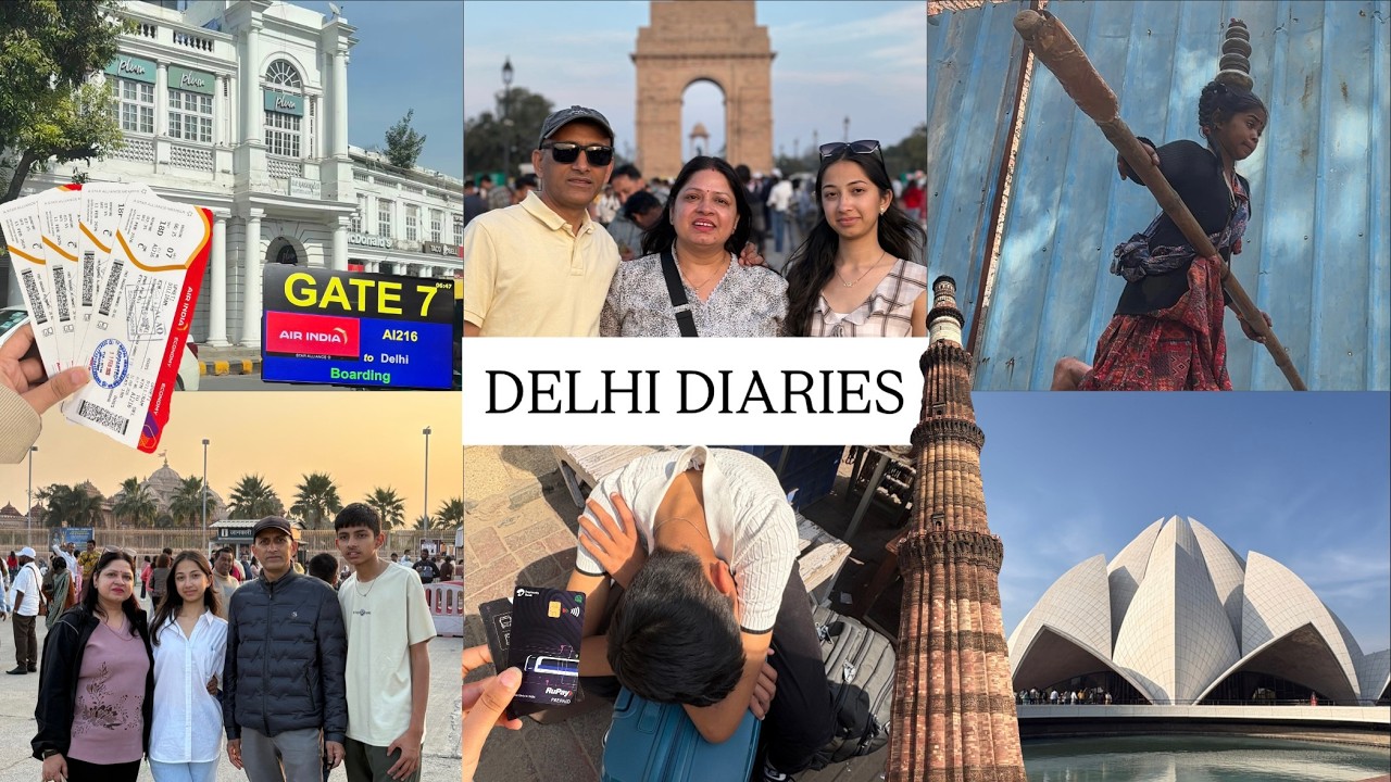 INDIA DIARIES  ll  EXPLORING AROUND DELHI 🩵