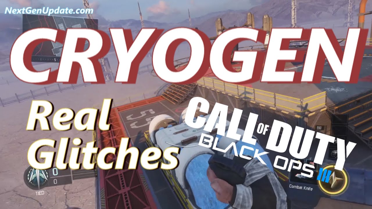 CRYOGEN GLITCHES - 3 Insane Wall Breaches & Under Map (BO3/Black Ops 3 Glitches)