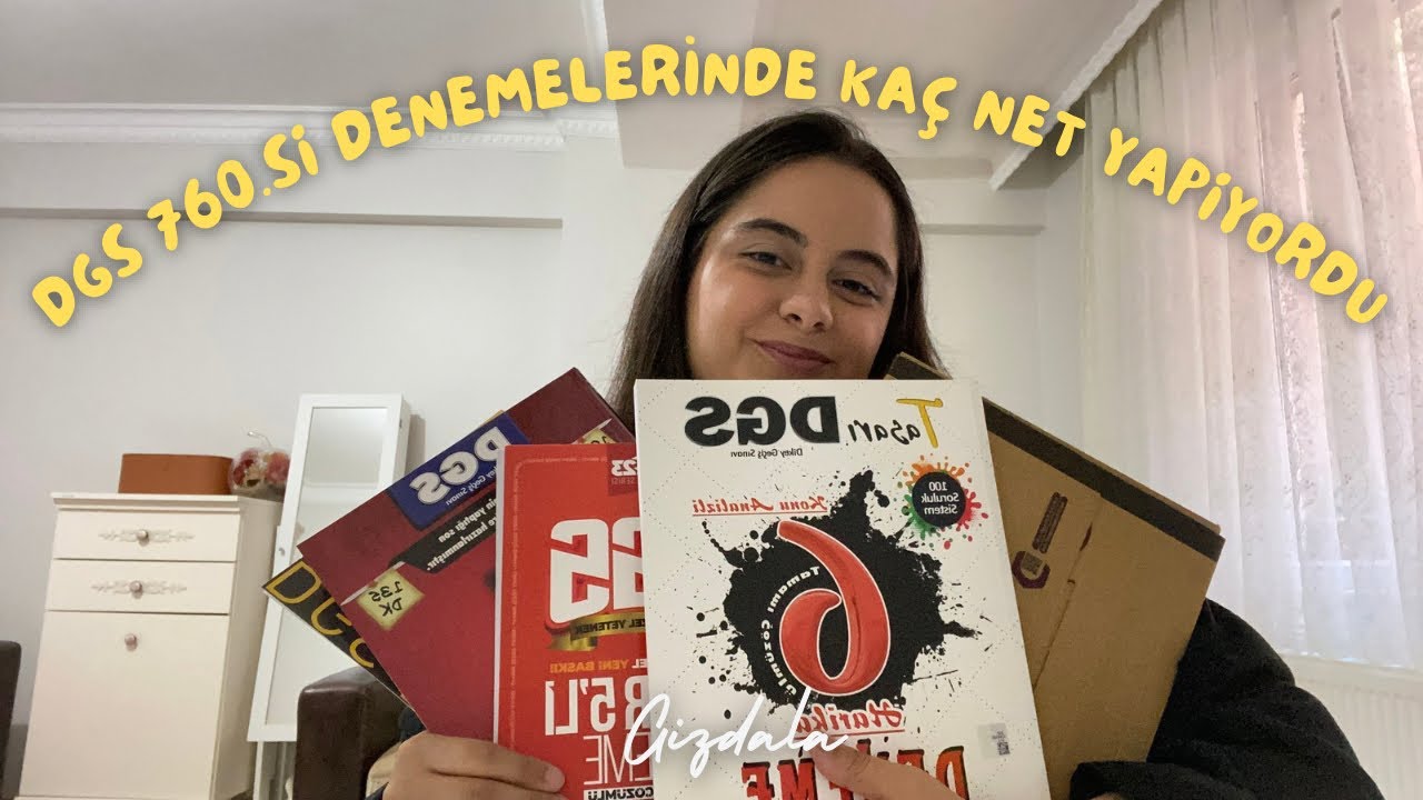 DGS denemelerinde kaç net yapıyordum? DGS 760.sından