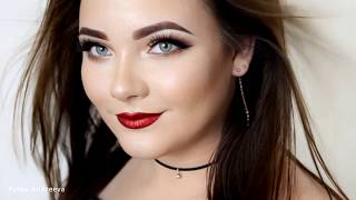 Easy Glam Makeup with Red lips | Makeup tutorial