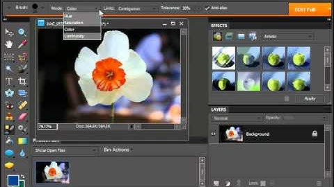 Photoshop Elements 9.0 Tutorial The Color Replacement Tool Adobe Training Lesson 6.6