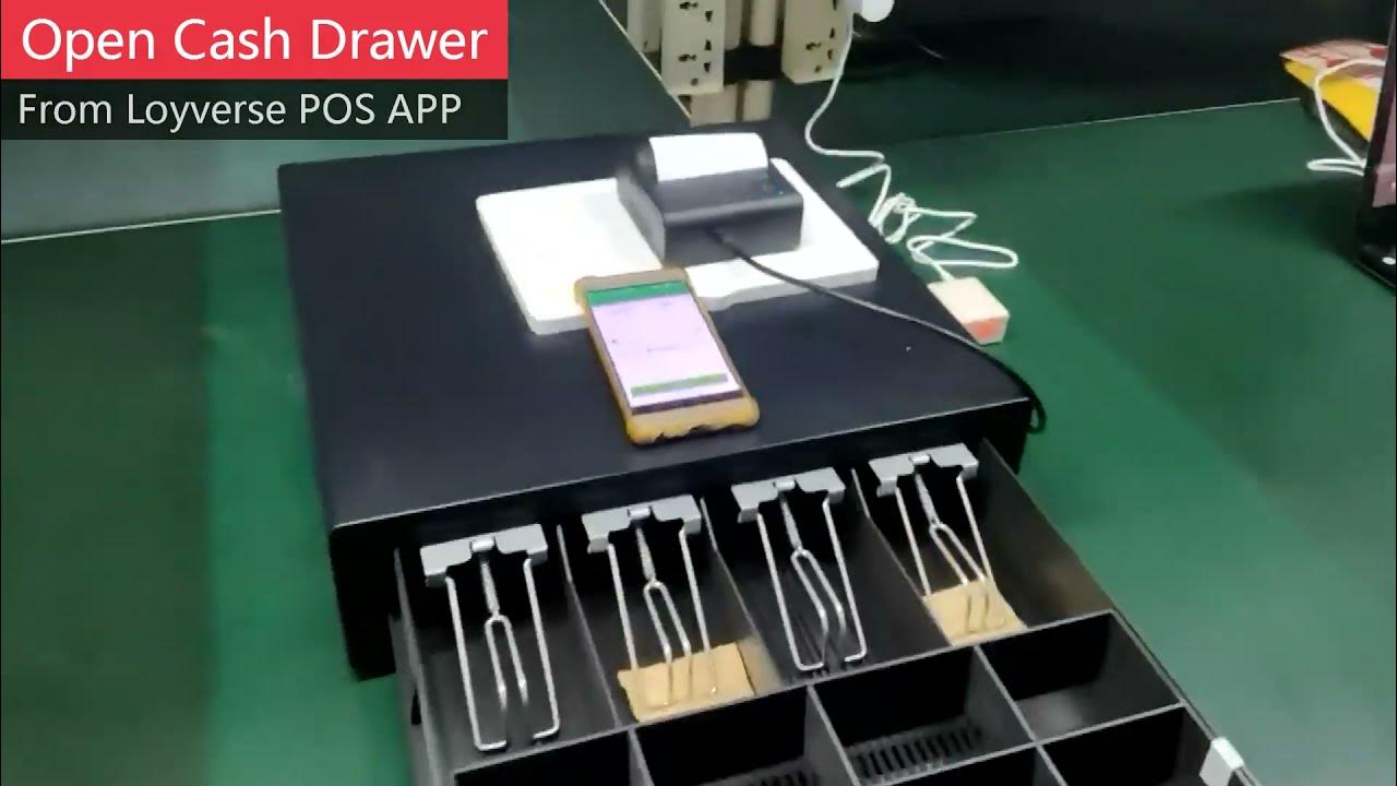How to open Cash Drawer from Loyverse POS with EastRoyce Mobile Printer
