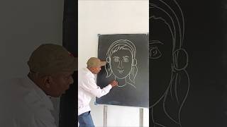 Draw a girl from word "girl" #art #viral #drawing #tutorial #sketch #ytshorts