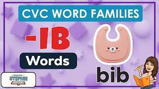 CVC Word Families: -IB Words | Learn to Read & Phonics for Kids