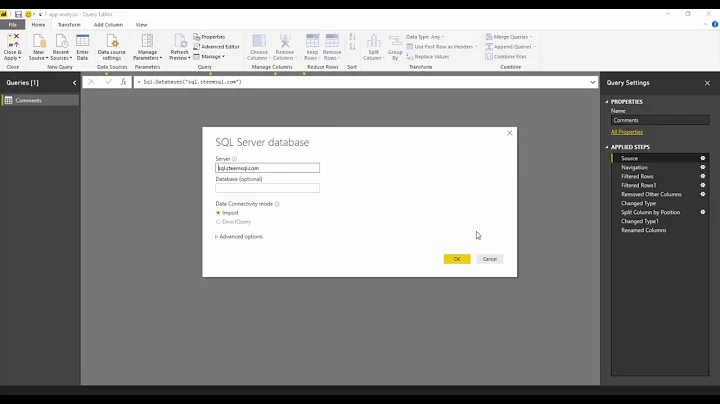 Solving NOLOCK SQL Power BI issues