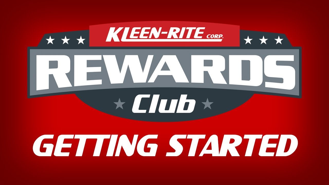 Getting Started with the KleenRite Rewards Club site Walkthrough