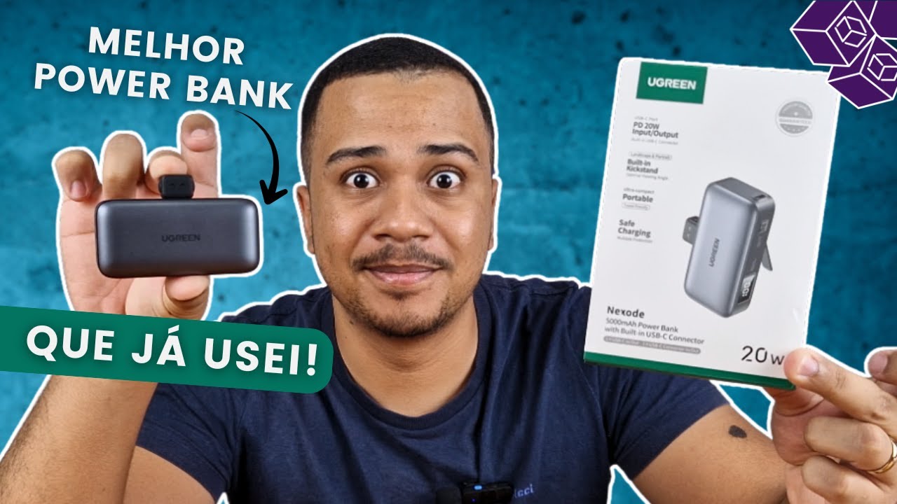 A MELHOR POWER BANK DE QUALIDADE E CUSTO BENEFÍCIO • UGREEN 20W 5000mAh ...