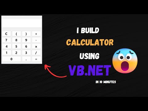 I build calculator using VB.NET #coding #html #css #vb.net