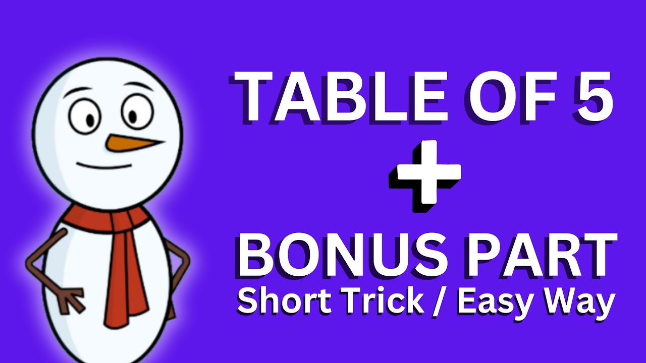 Table Of 5 Multiplication Table Of 5 5x1 5 5 Ka Table 5 Ka table-of-5-multiplication-table-of-5-5x1-5-5-ka-table-5-ka