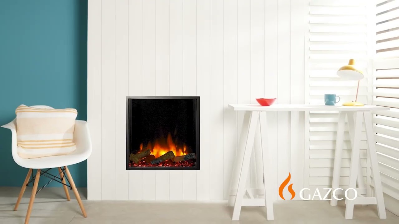 Gazco eReflex 55RW 1-2-3 Sided Electric Fire u0026 FREE Mood Light Kit - The  Fireplace Company