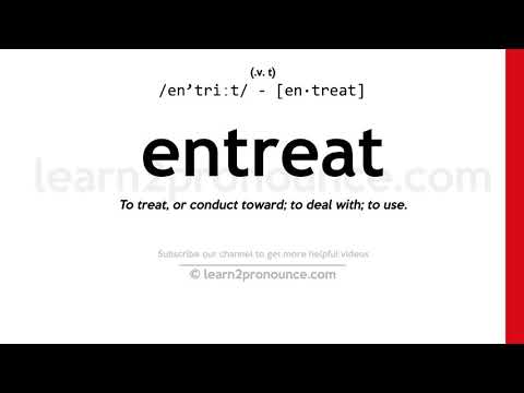 Video: Kas entreat'i saab kasutada nimisõnana?