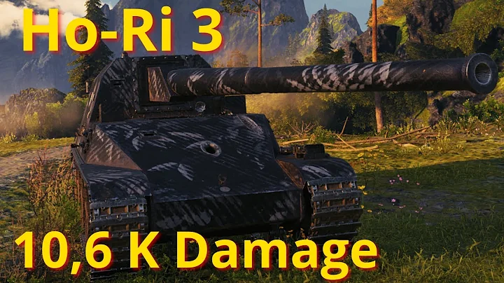 World of tanks Ho-Ri 3 - 10,6 K Damage 4 Kills, wot replays