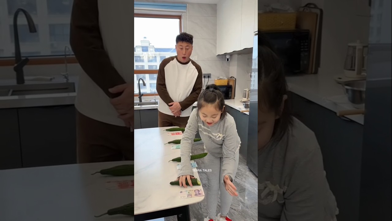 She Tricked Her Dad in a Simple Game 🤣 