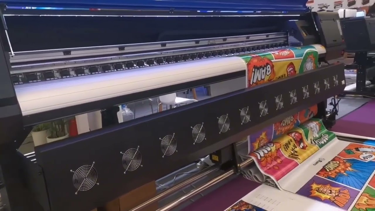 Fast industry Large format printer with 2 or 4 printheads i3200/i1600/XP600