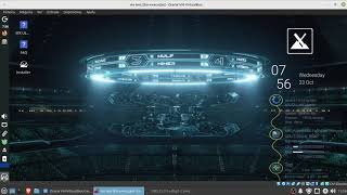 MX-Linux desktop and hardware monitor themes setup