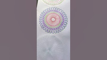 Spirograph Design#relaxing  #oddlysatisfying #spirograph #design #satisfying #art #shorts