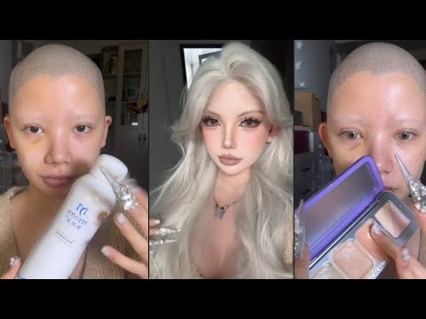 ASMR Makeup & Skincare tutorial 🎀 Satisfying Videos ♡ Aesthetic ✨ 