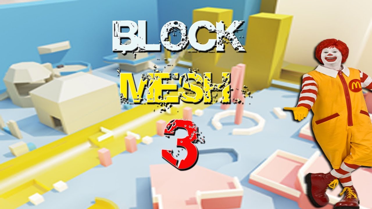 Uncharted 3 Block Mesh Map #3 Mcdonald's Playhouse Tunnel
