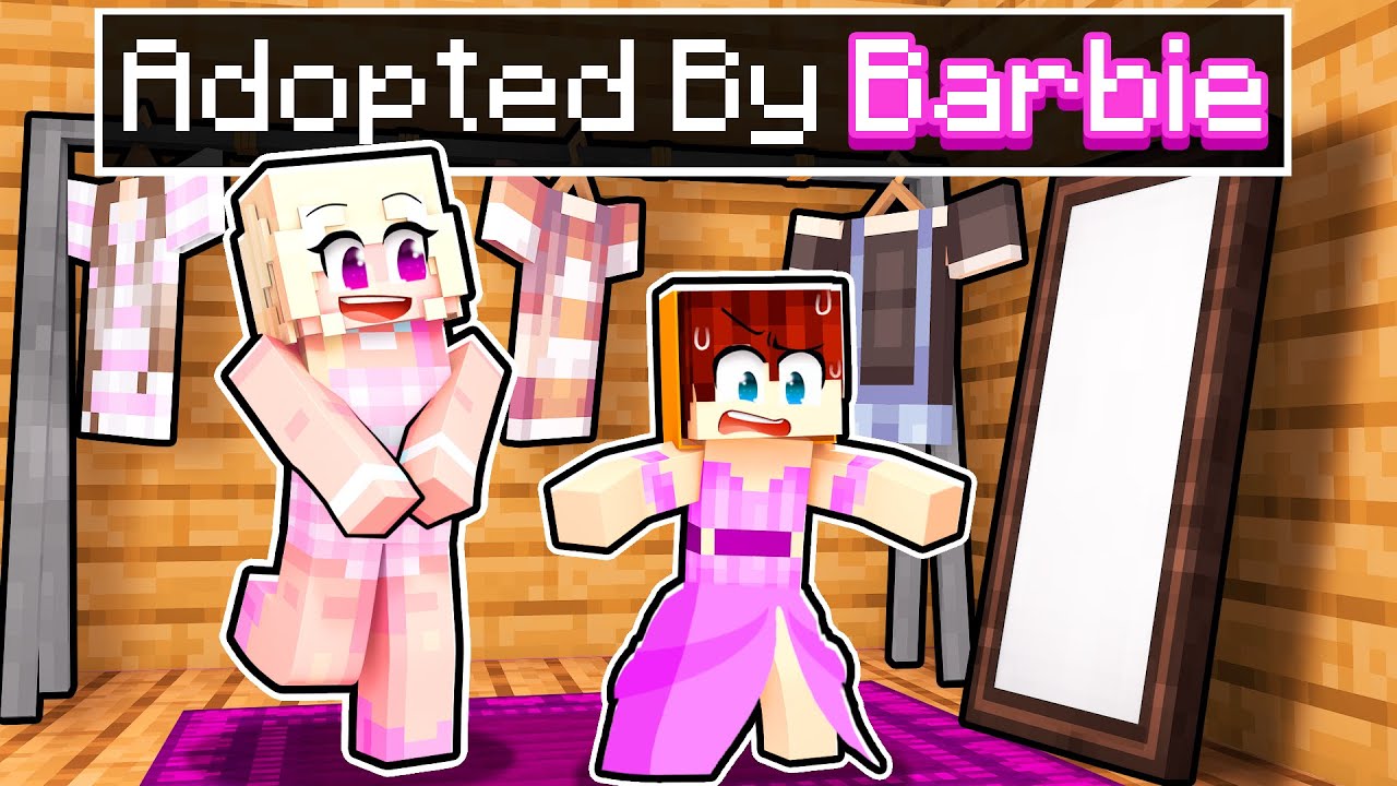 Adopted by BARBIE in Minecraft!
