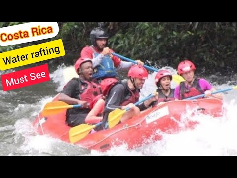 Water rafting in Sarapiqui  river level 2 and 3 in Costa Rica 🇨🇷
