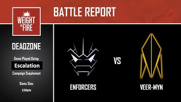 Deadzone Battle Report: Veer-Myn vs Enforcers - Infestation Campaign Game 2