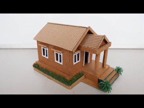 Simple Way To Build Dollhouse Out of Cardboard| 2021 @BackyardCrafts