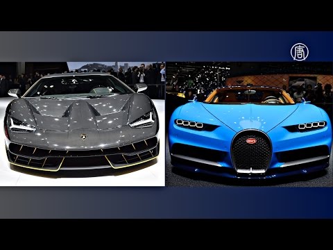 Гиперкары Bugatti и Lamborghini дебютируют на автошоу в Женеве (новости)