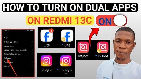 REDMI 13C Clone Apps: How To Turn On The Dual Apps #androidphone
