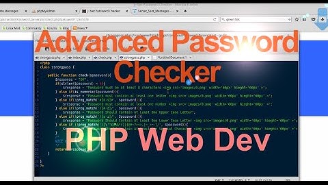 Advanced Password Strength Checker With PHP