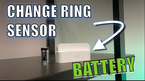 How to Change Ring Contact Sensor Battery Quick! (Generation 1)