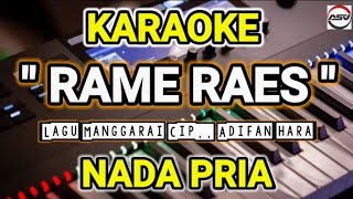 KARAOKE LAGU MANGGARAI 'RAME RAES' - Cipt. Adifan Hara (Nada Pria) // Musik by Andy Volvo