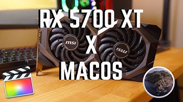 AMD RX 5700XT macOS Final Cut Performance Benchmark