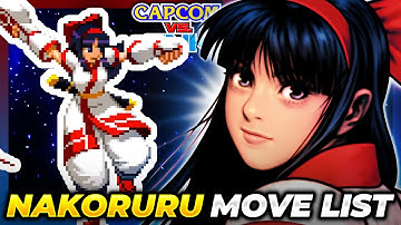 NAKORURU MOVE LIST - Capcom vs. SNK 2: Mark of  the Millenium 2001 (CVS2)
