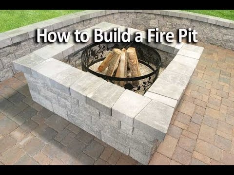 How to Build a Square Fire Pit